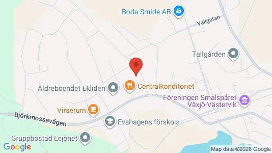 Apartments for rent i Hultsfred - kort over placeringen