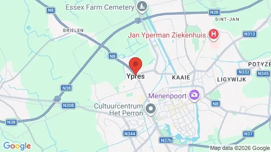 Rooms for rent in Ieper - Photo from Google Street View