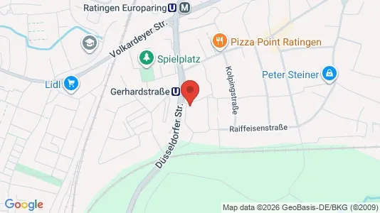 Apartments for rent i Mettmann - kort over placeringen
