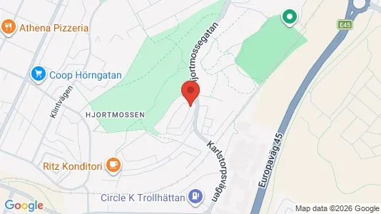 Apartments for rent i Trollhättan - kort over placeringen