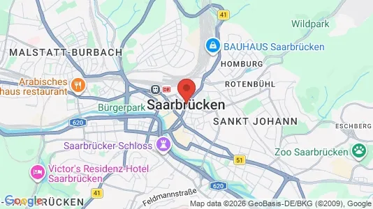 Apartments for rent in Saarbrücken - Photo from Google Street View