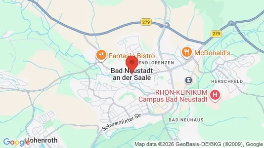 Apartments for rent i Rhön-Grabfeld - kort over placeringen