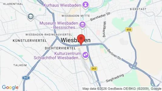 Apartments for rent in Wiesbaden - Photo from Google Street View