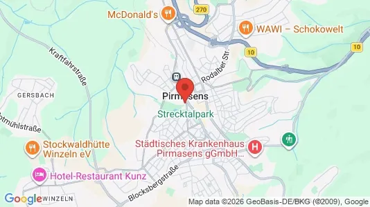 Apartments for rent in Pirmasens - Photo from Google Street View