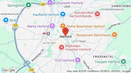 Apartments for rent in Herford - Photo from Google Street View