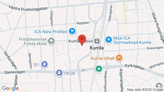 Apartments for rent i Kumla - kort over placeringen