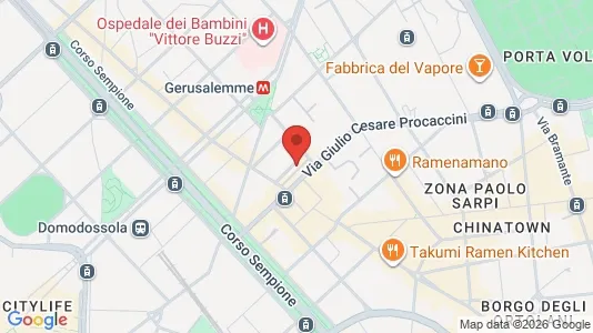 Apartments for rent i Milano Zona 1 - Centro storico - kort over placeringen