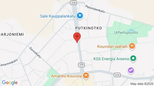 Apartments for rent i Kouvola - kort over placeringen