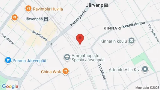 Apartments for rent i Järvenpää - kort over placeringen