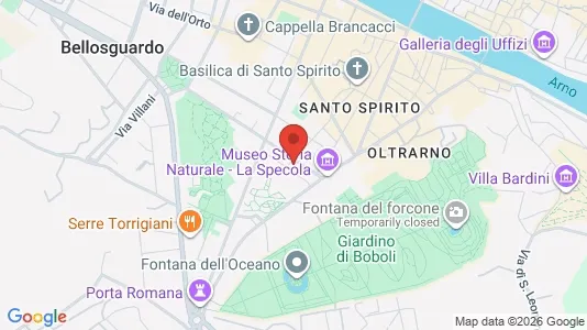 Apartments for rent i Florence - kort over placeringen
