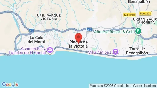 Apartments for rent i Rincón de la Victoria - kort over placeringen