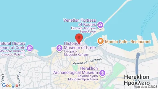 Apartments for rent i Heraklion - kort over placeringen