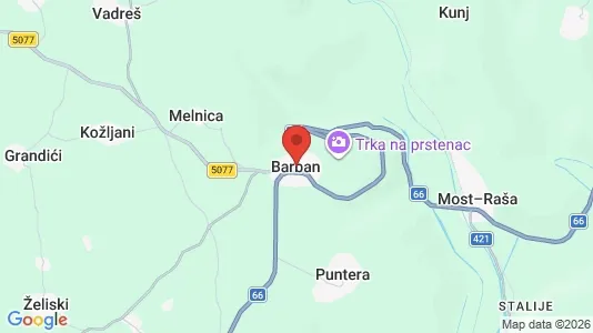 Houses for rent i Barban - kort over placeringen