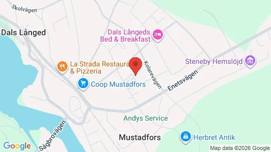 Apartments for rent i Bengtsfors - kort over placeringen