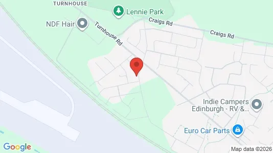 Apartments for rent i Edinburgh - Midlothian - kort over placeringen