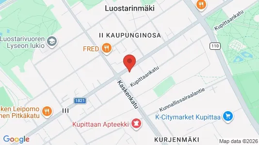 Apartments for rent i Turku - kort over placeringen