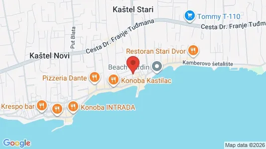 Apartments for rent i Kaštela - kort over placeringen