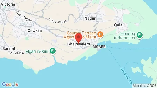 Apartments for rent i Għajnsielem - kort over placeringen