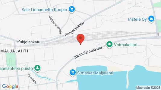 Apartments for rent i Kuopio - kort over placeringen