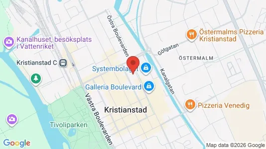 Apartments for rent i Kristianstad - kort over placeringen