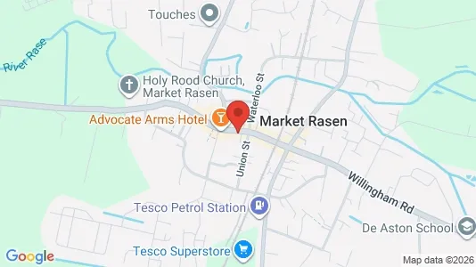 Apartments for rent i Market Rasen - Lincolnshire - kort over placeringen