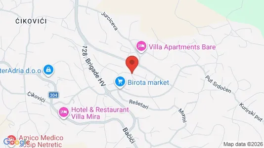 Apartments for rent i Kastav - kort over placeringen