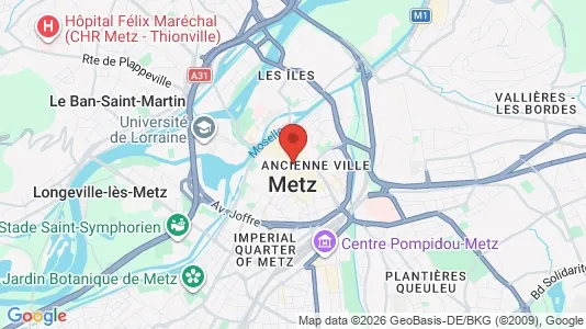 Apartments for rent in Metz - Photo from Google Street View