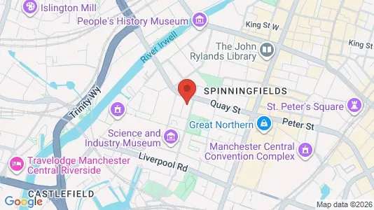 Apartments for rent i Manchester - Lancashire - kort over placeringen