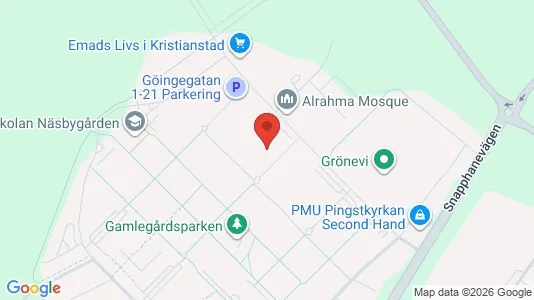 Apartments for rent i Kristianstad - kort over placeringen
