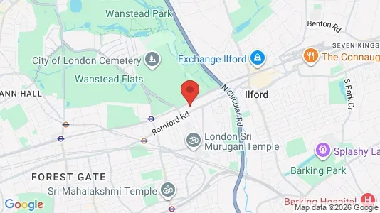 Apartments for rent i London E12 - kort over placeringen