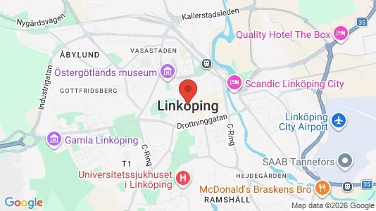 Rooms for rent in Linköping - Photo from Google Street View
