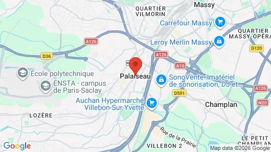 Apartments for rent i Palaiseau - kort over placeringen