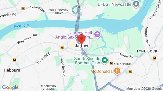 Apartments for rent i Jarrow - Tyne and Wear - kort over placeringen