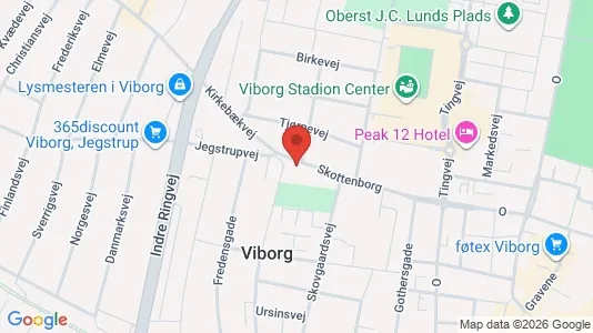 Apartments for rent i Viborg - kort over placeringen
