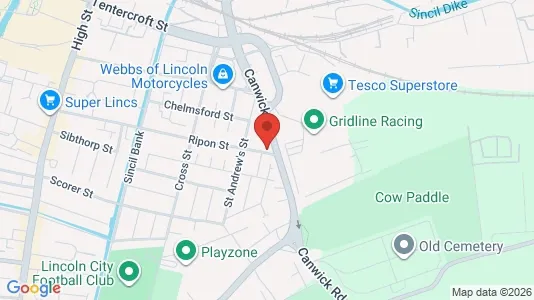 Apartments for rent i Lincoln - Lincolnshire - kort over placeringen