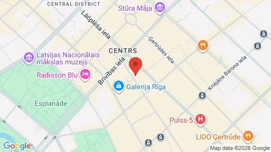 Apartments for rent in Riga Centrs - Photo from Google Street View
