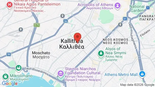 Apartments for rent in Kallithea - Photo from Google Street View