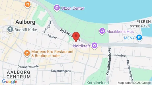 Apartments for rent i Aalborg Center - kort over placeringen