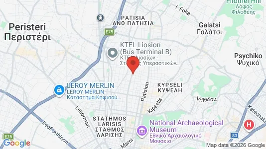Apartments for rent in Athens Agios Nikolaos - Photo from Google Street View