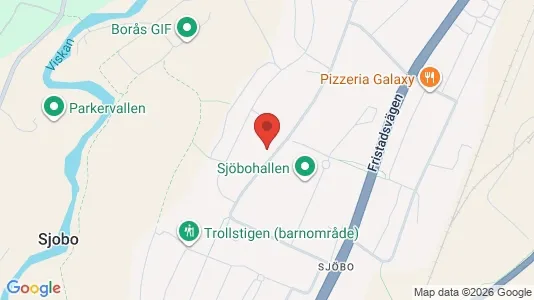 Apartments for rent i Borås - kort over placeringen