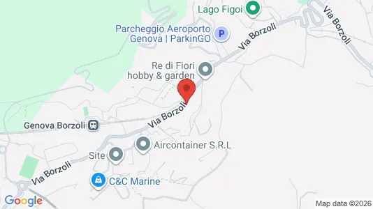 Apartments for rent i Genoa - kort over placeringen