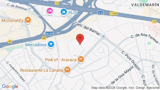 Apartments for rent i Húmera-Somosaguas-Prado del Rey - kort over placeringen