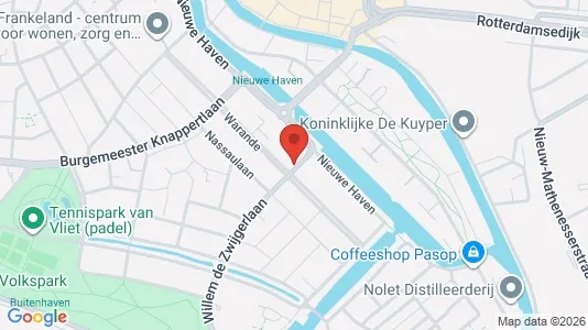Apartments for rent i Schiedam - kort over placeringen