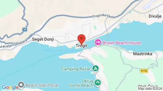 Apartments for rent in Trogir - Photo from Google Street View