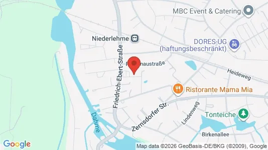 Apartments for rent i Dahme-Spreewald - kort over placeringen