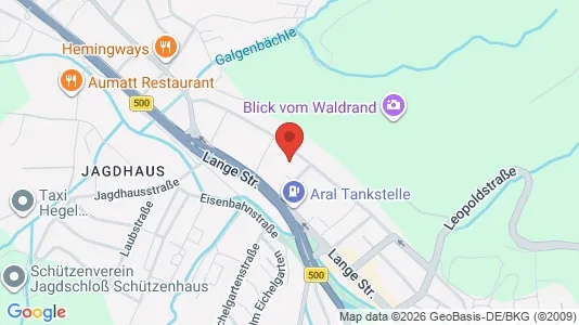 Apartments for rent in Baden-Baden - Photo from Google Street View