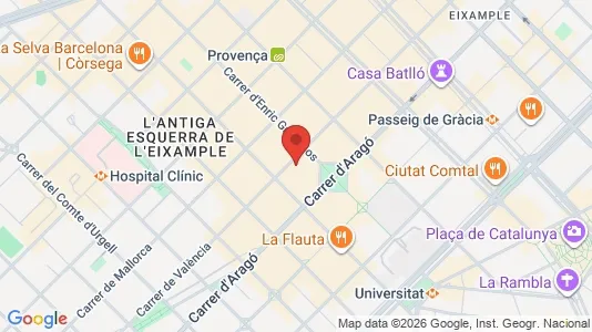 Apartments for rent in Barcelona Eixample - Photo from Google Street View