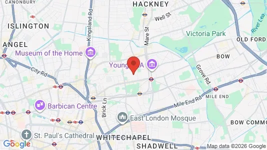 Apartments for rent i London E2 - kort over placeringen
