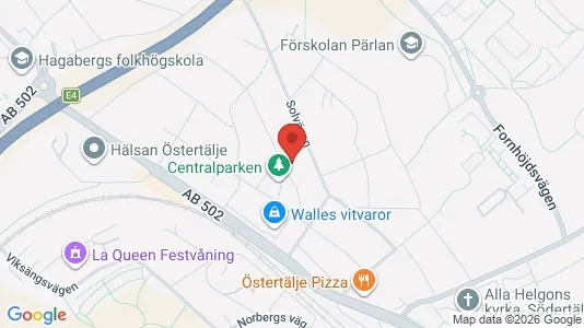 Apartments for rent i Södertälje - kort over placeringen