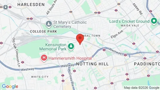 Apartments for rent i London W10 - kort over placeringen